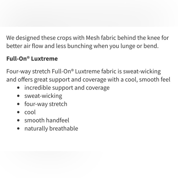 🍋Women’s Lululemon Revitalize 21” Crop size 6🍋 - Picture 15 of 15